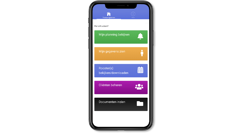 Thuiszorgsoftware voor mobiel